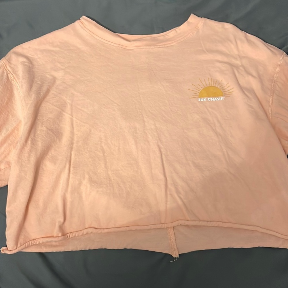 Pink crop top